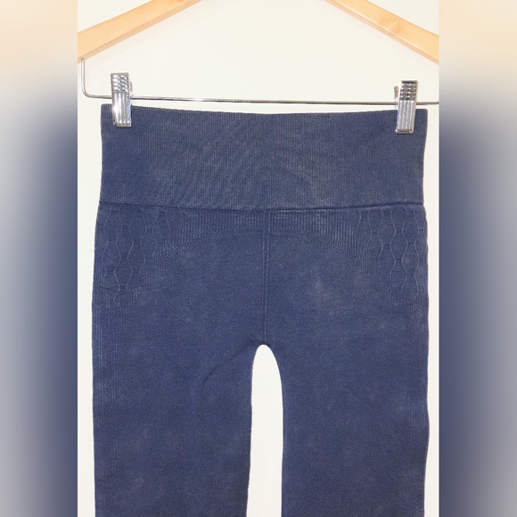 Eye Candy sizeM Blue Gray Textured Distressed Look Leggings. Wear Anywhere Any - Picture 10 of 12